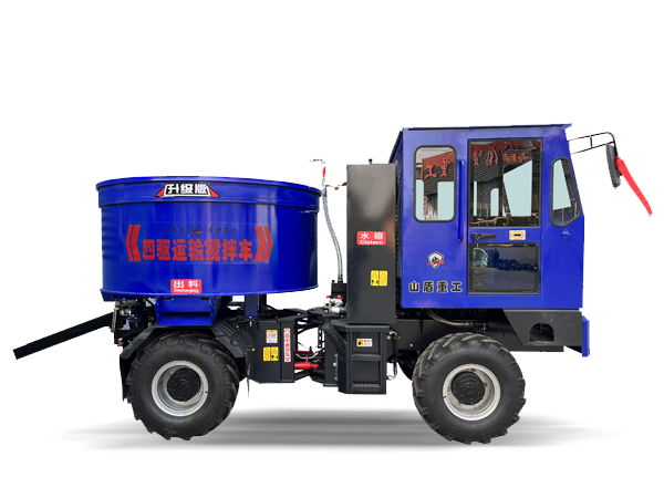 Flat head automatic mixer truck